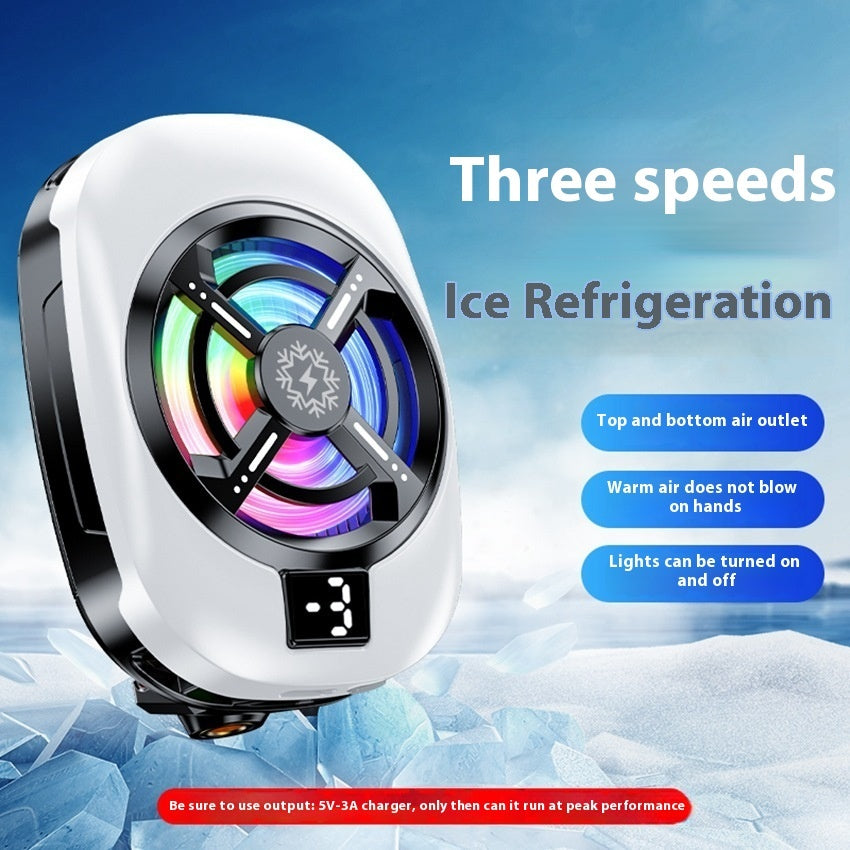 Mobile Phone Radiator Digital Display Can Turn Off The Light Refrigeration Icing