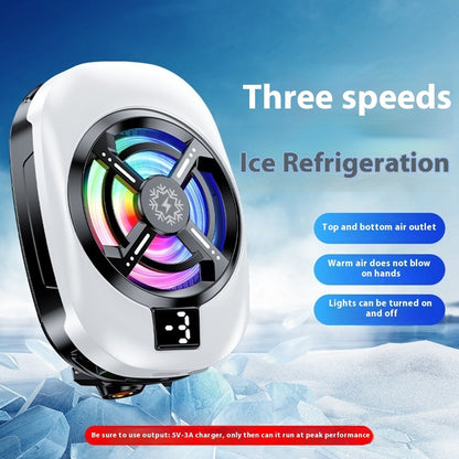 Mobile Phone Radiator Digital Display Can Turn Off The Light Refrigeration Icing