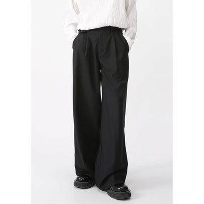 Men's Clothing Casual Suit Pants Straight Retro Simple