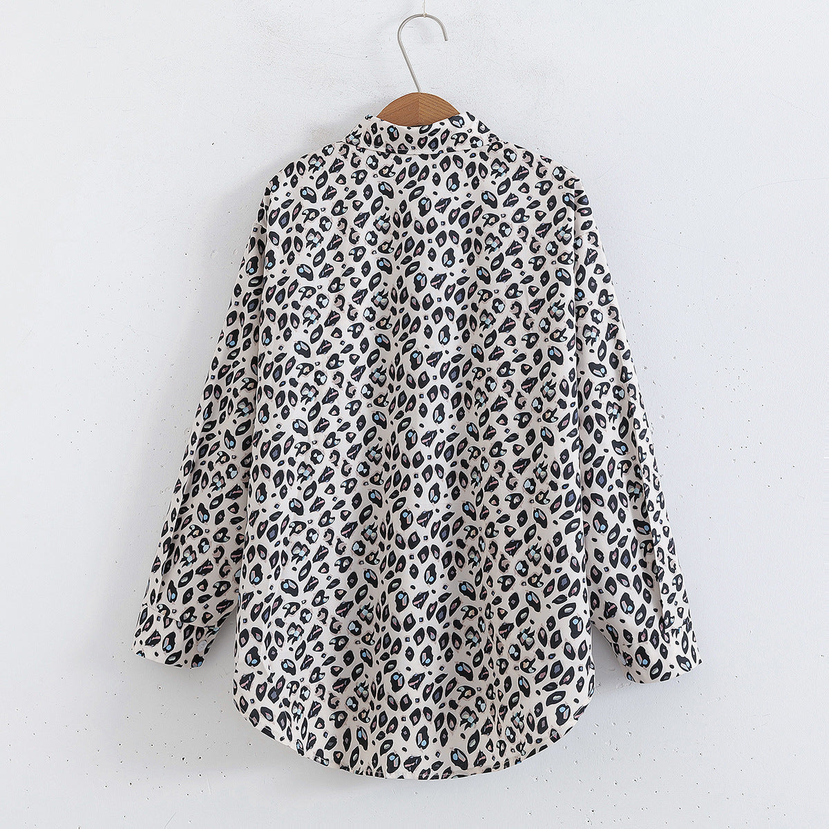 Retro Tie-dyed French Satin Shirt For Women