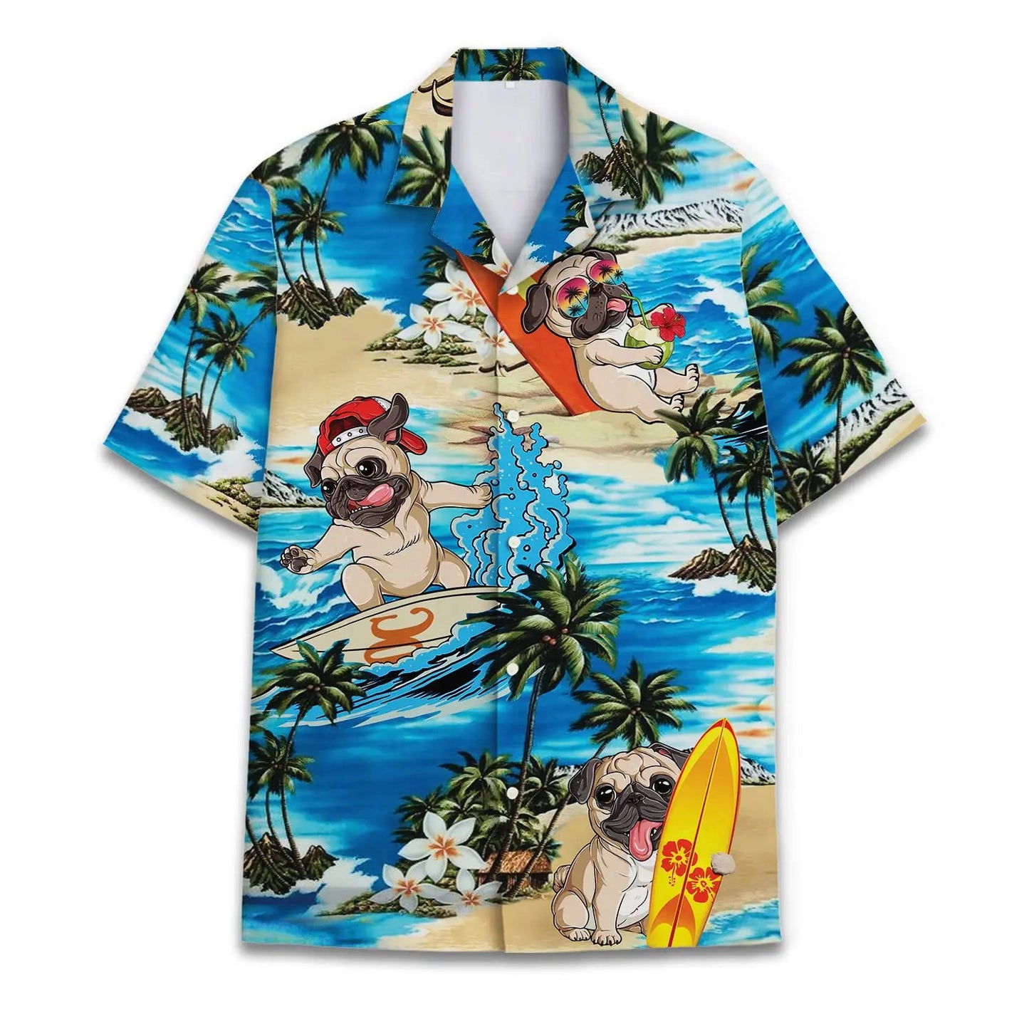 Hawaiian Shirt 3D Men's Fashionable Casual Clothing