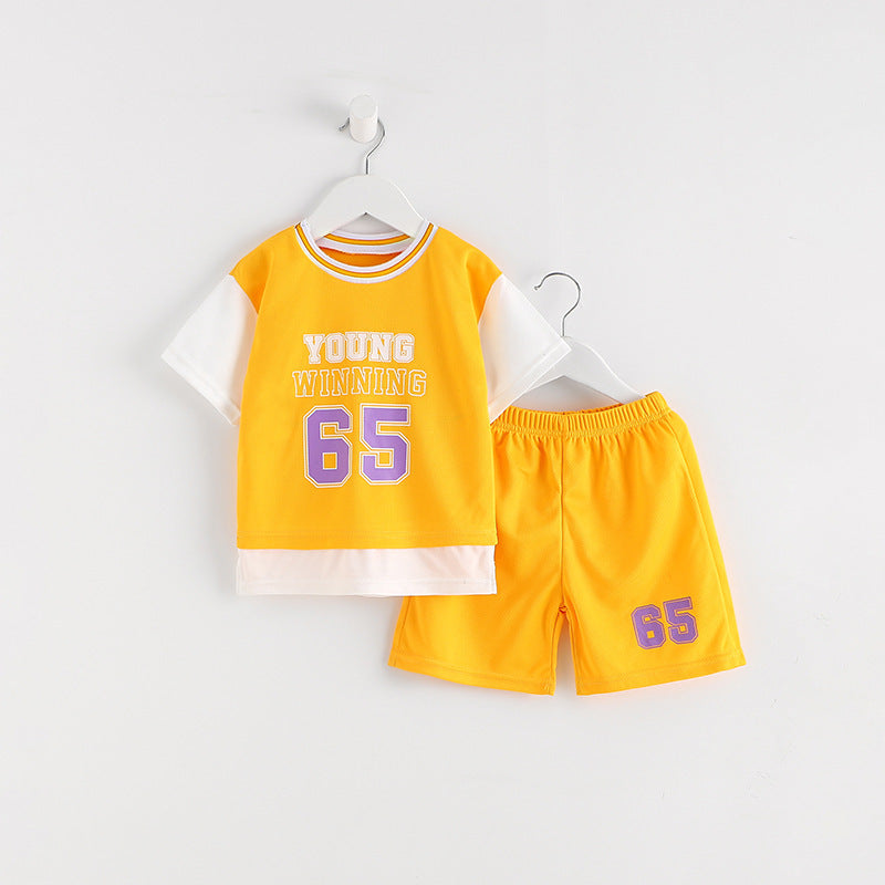 Sportswear Two-piece Set Children's Clothing New