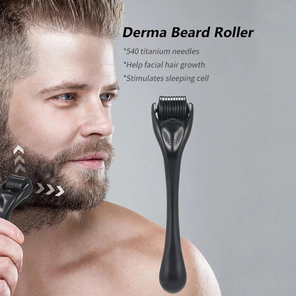 Derma Roller For Hair Beard Facial Skin Face Body Scalp 540 Titanium Microneedle For Men Women 0.2mm To 1mm Cosmetic Beauty Instrument