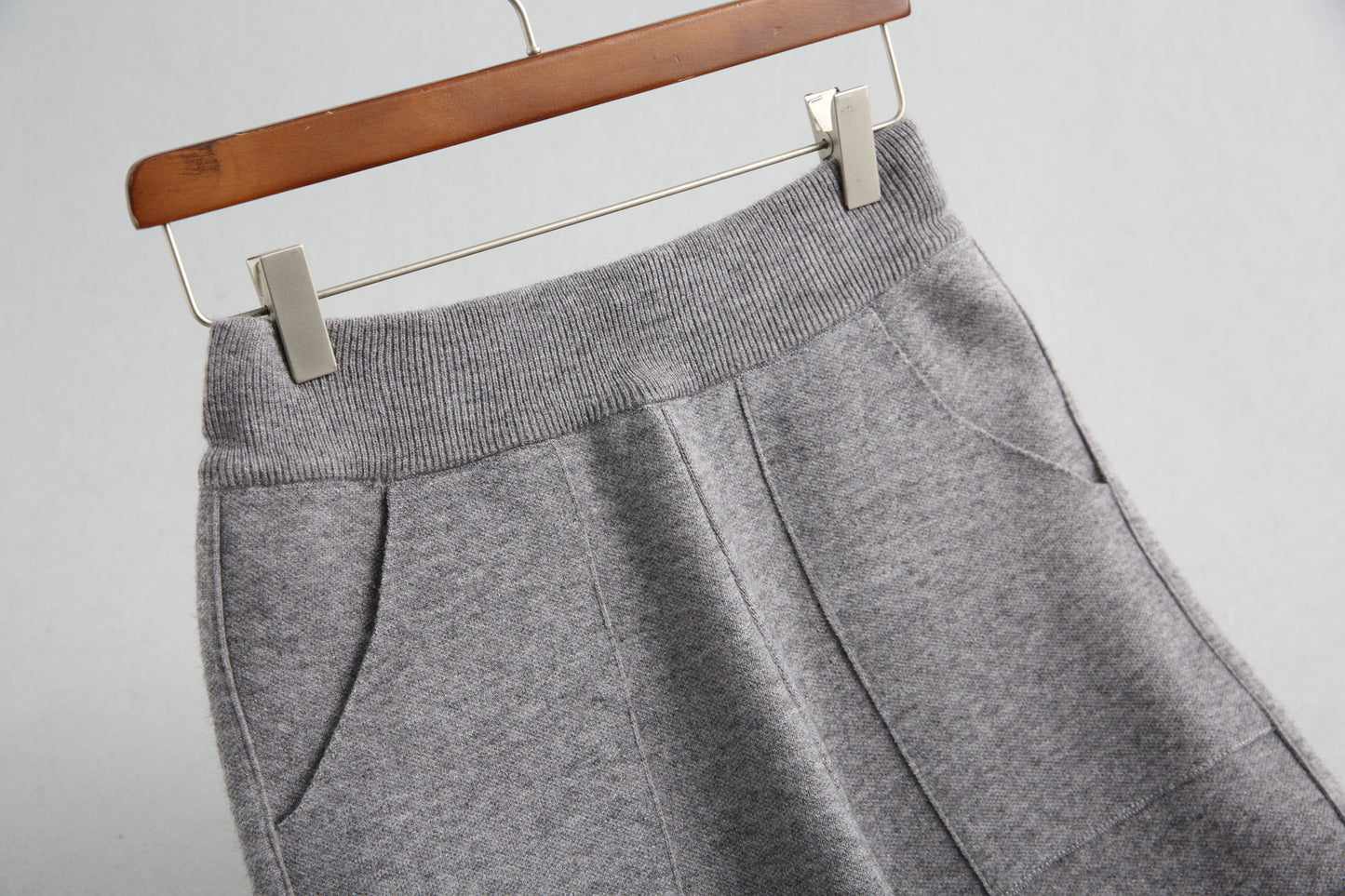 Slimming Knitted Casual Long Pants Korean Style