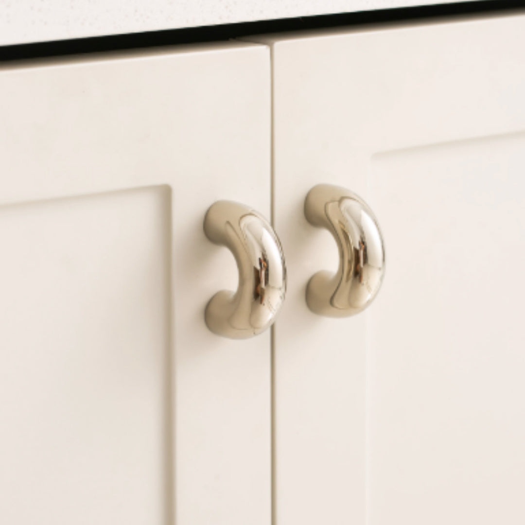 Minimalist Cabinet Handle Titanium Silver Wardrobe Cabinet