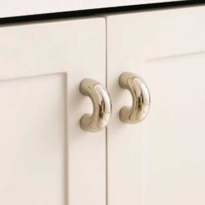 Minimalist Cabinet Handle Titanium Silver Wardrobe Cabinet