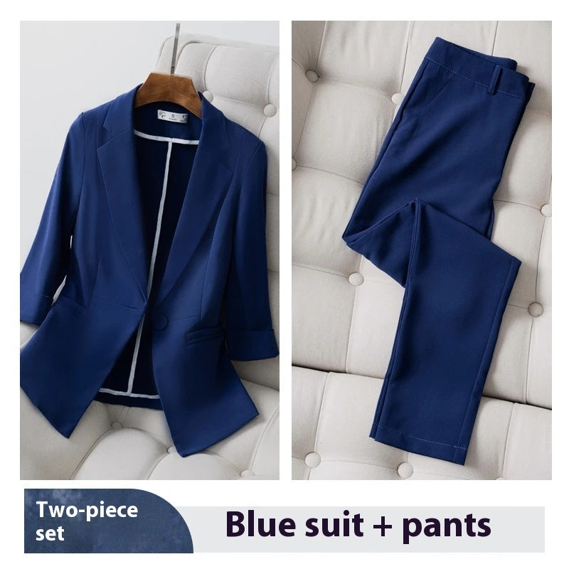 Casual Jacket Formal Wear Professional Blue Suit