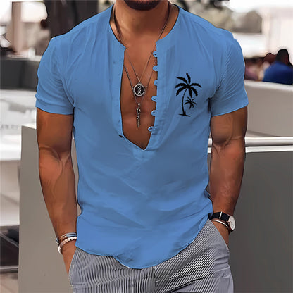 3D Digital Printing Men's Clothing Summer Short Sleeve Shirt