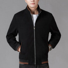 Autumn Clothing Coat Men's Woolen Fleece Jacket Top