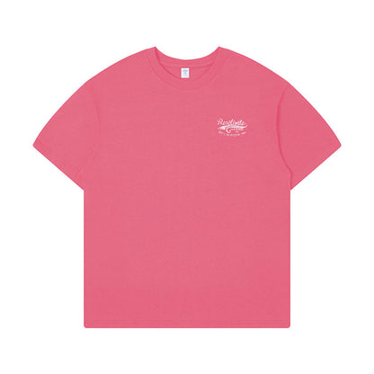 Men's Clothing Print T-shirt Fashion Brand Loose Street Short Sleeve