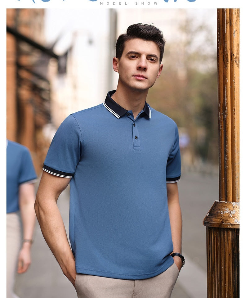 Business Polo Shirt Lapel Short Sleeve Corporate Cultural Clothing