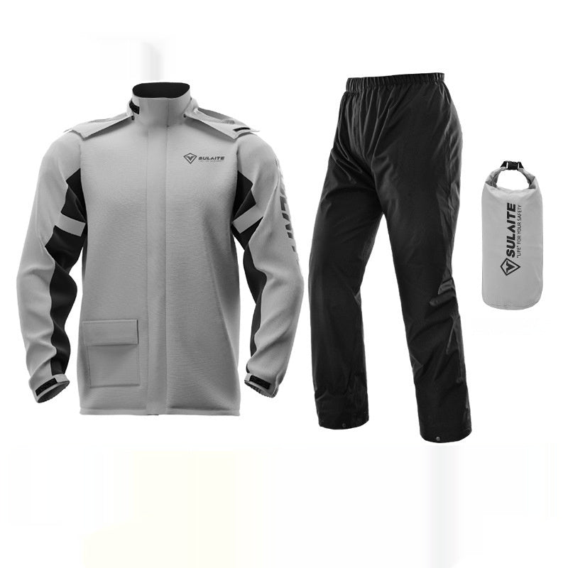 Motorcycle Raincoat Rain Pants Suit Outdoor Riding