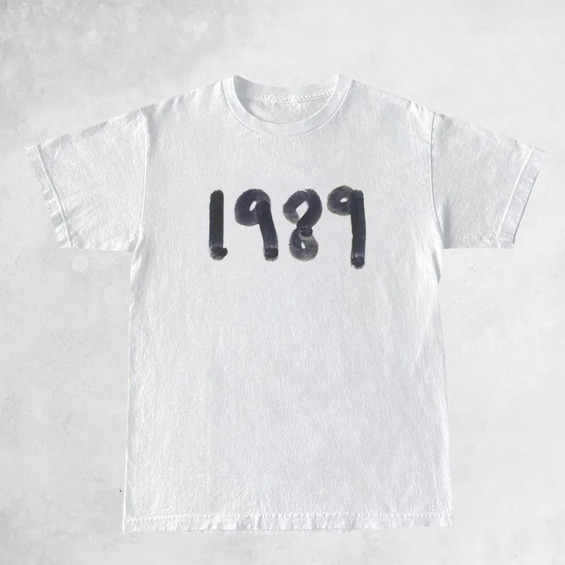 Summer Women Letter Print Vintage T-Shirt