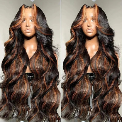 Gradient Color Big Wave Wig High-temperature Fiber