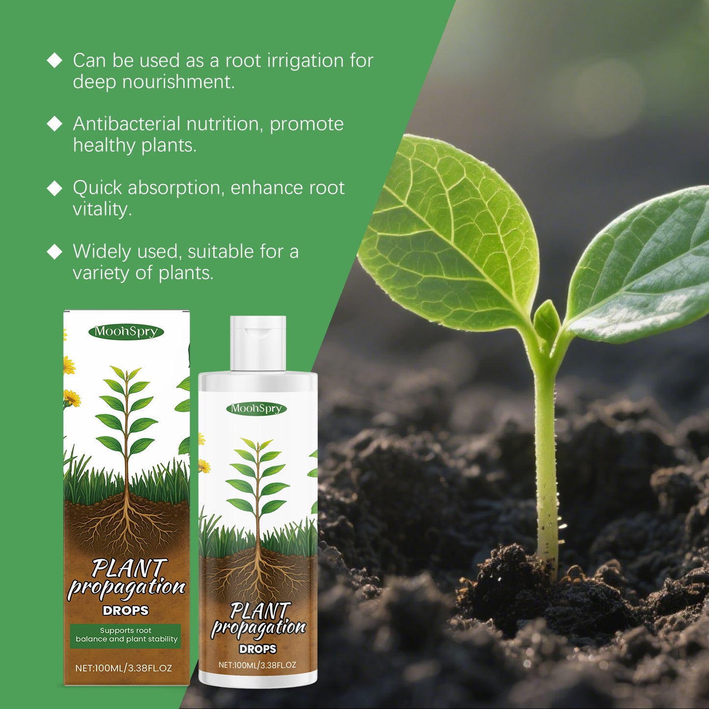 Promote Root Nutrition Growth General Hydrating Maintenance Flower Cultivation Plant Nutrition Drops