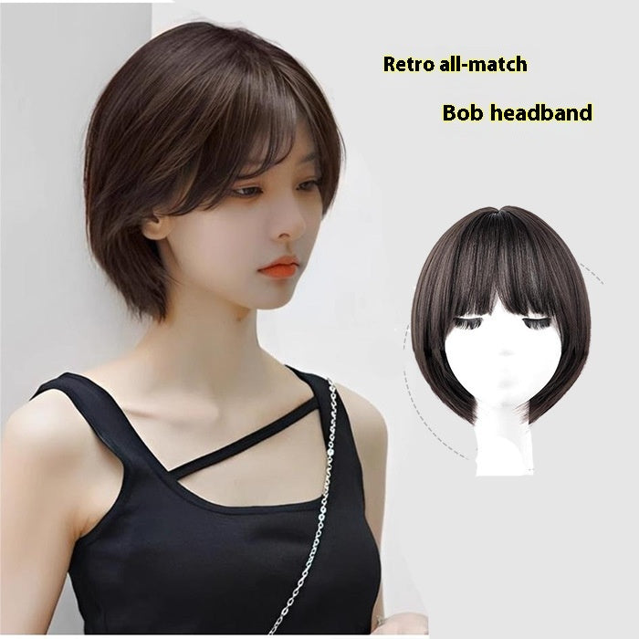 Human Hair Full-head Wig Daily Natural