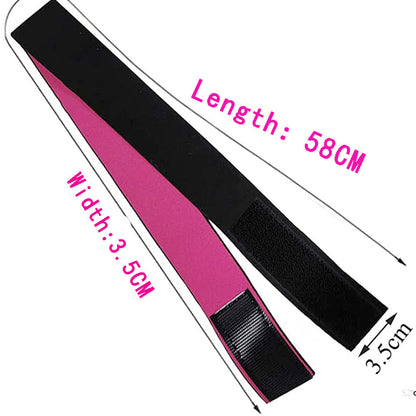 Rose Red Fixing Band Wig Edge Velcro Adjustable Non-slip Headband