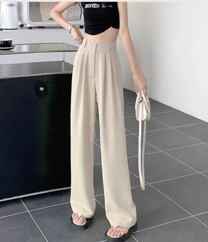 Fashion Casual Women's All-matching Straight Pants