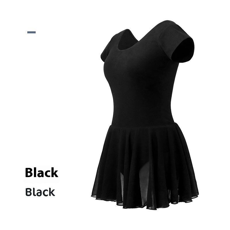 New Leotards Women's Short Sleeve Dancing Dress