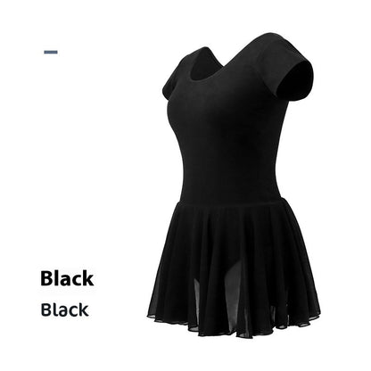 New Leotards Women's Short Sleeve Dancing Dress