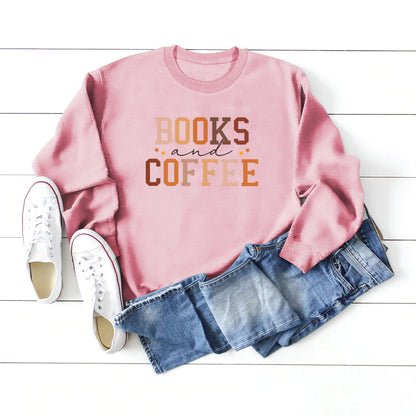 European And American Round Neck Sweater Women's Printing Stylish All-matching