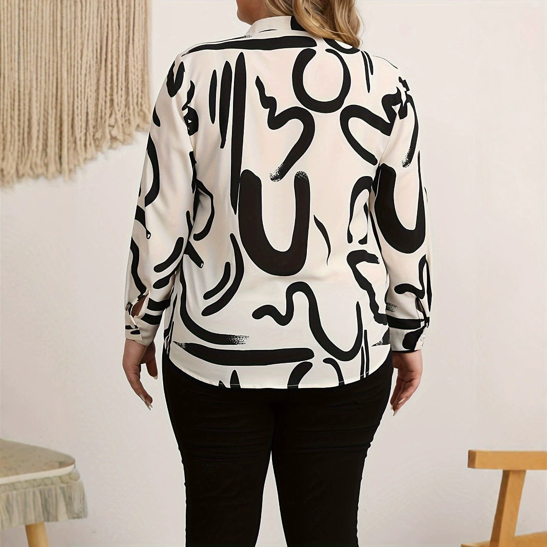 Dignified Sense Of Design Printed Blouse For Women