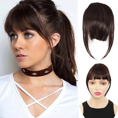Long Curly Hair One Piece Bangs Wig Set