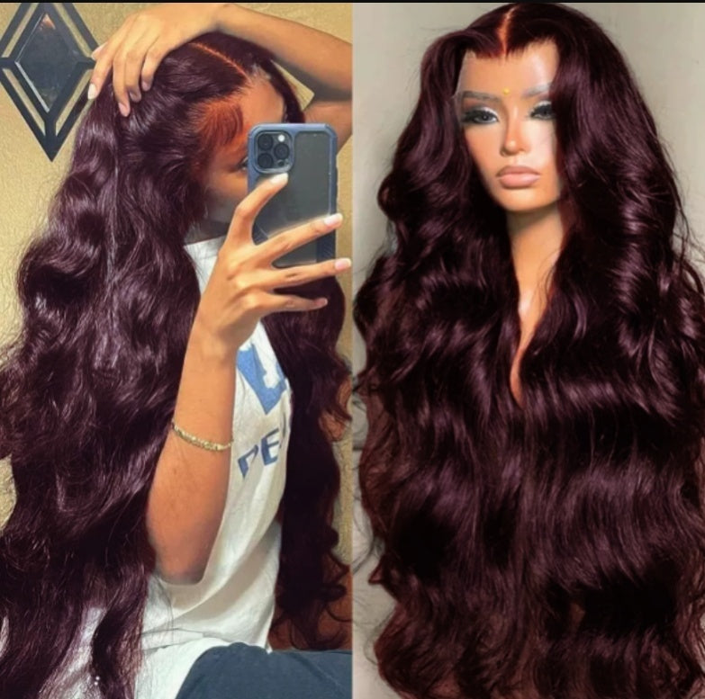 Women's Long Curly Hair Big Wave Wigs Chemical Fiber Full-head Wig