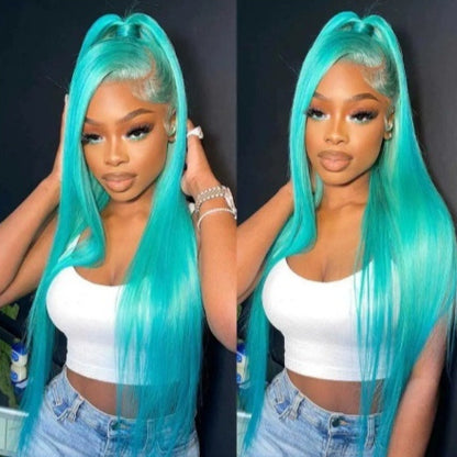 Women's Long Straight Wig Lace Gorgeous Fluffy