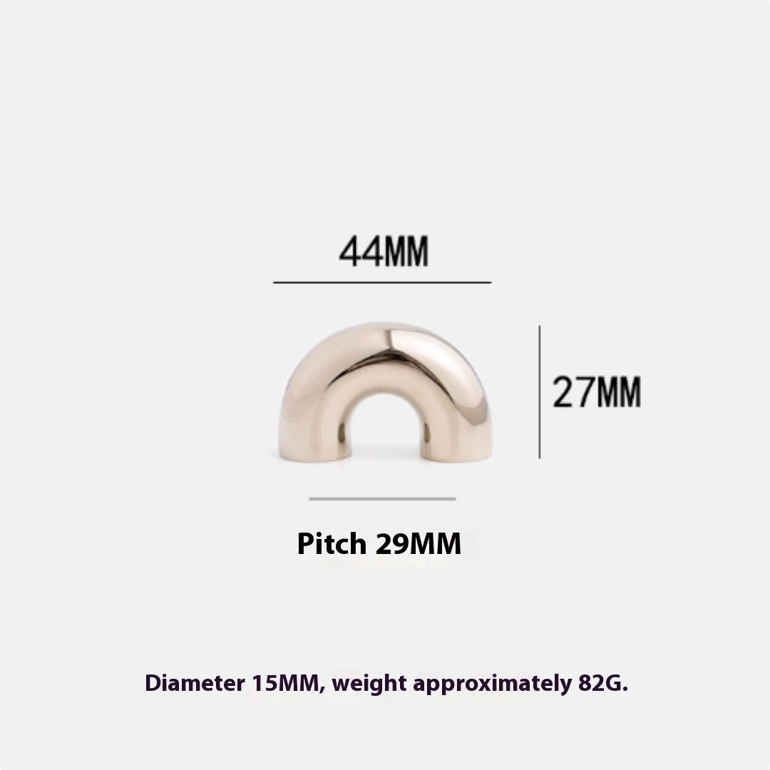 Minimalist Cabinet Handle Titanium Silver Wardrobe Cabinet