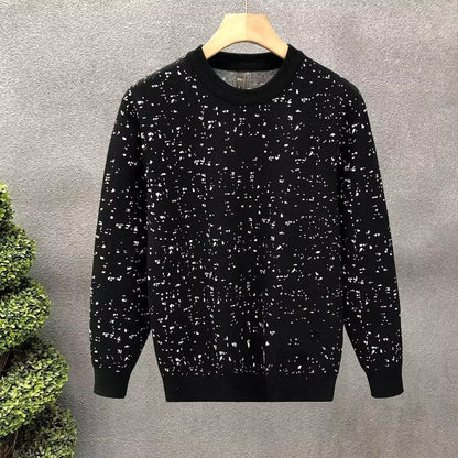 Warm Heavy Industry Hot Drilled Starry Knitted Thread Clothing