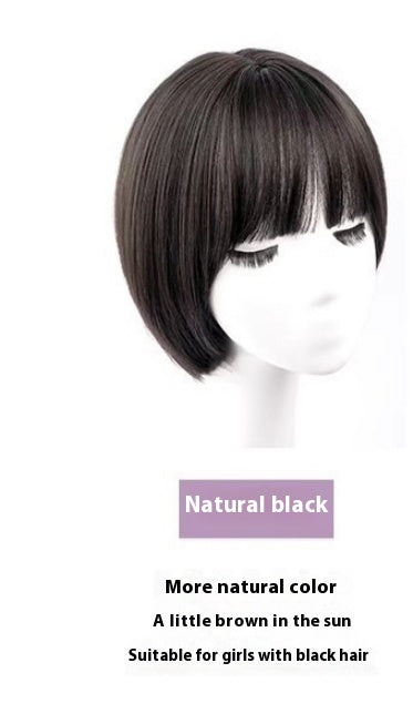 Human Hair Full-head Wig Daily Natural