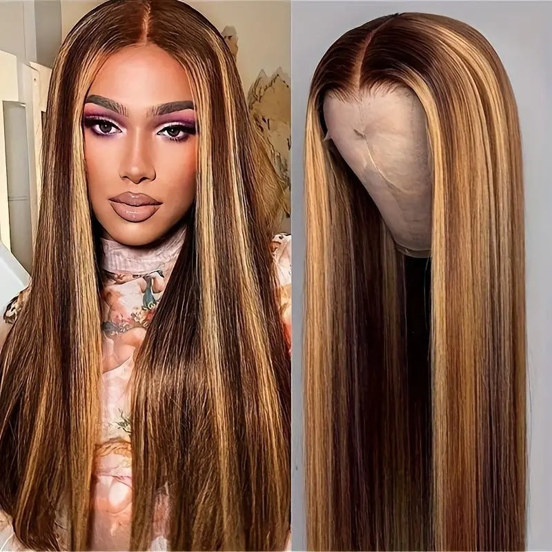 Lace Wig Highlight Gradient Fluffy Natural Fashion Headgear
