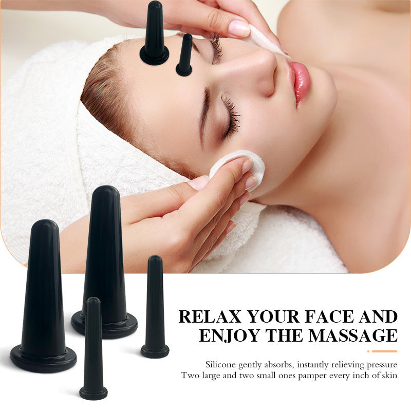 Face Eye Beauty Skin Care Lifting Silicone Cupping Device