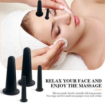 Face Eye Beauty Skin Care Lifting Silicone Cupping Device