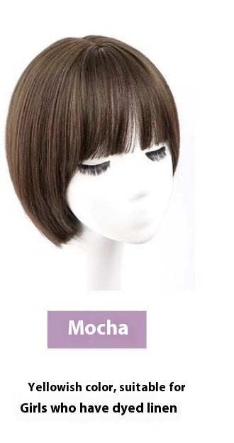 Human Hair Full-head Wig Daily Natural