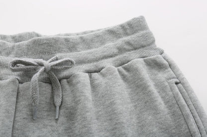 Fall Winter Men's Sportswear Fleece Hoodie Set