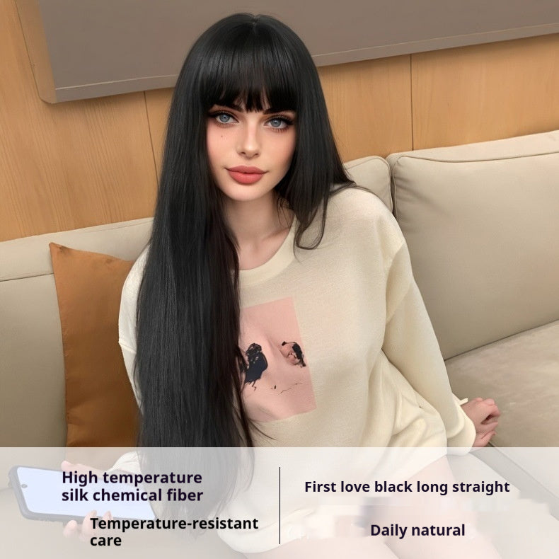 High Temperature Fiber Rose Mesh Cap Wig