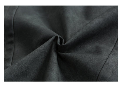 Men's Short Casual Leather Clothing Jacket