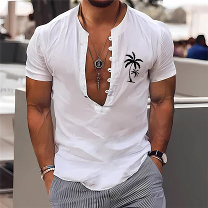 3D Digital Printing Men's Clothing Summer Short Sleeve Shirt