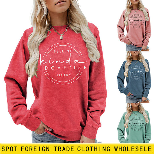 Elegant Women's Round Neck Long-sleeved Sweater
