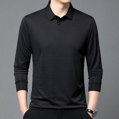 Fashion Men's Clothing Long Sleeve Casual Top Stripes