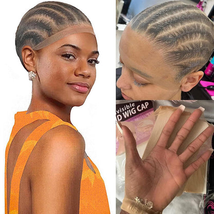 HD WIG CAP Universal Skin Color High Elasticity Ultra Clear WIG Hairnet