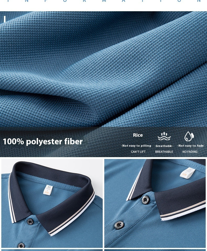 Business Polo Shirt Lapel Short Sleeve Corporate Cultural Clothing