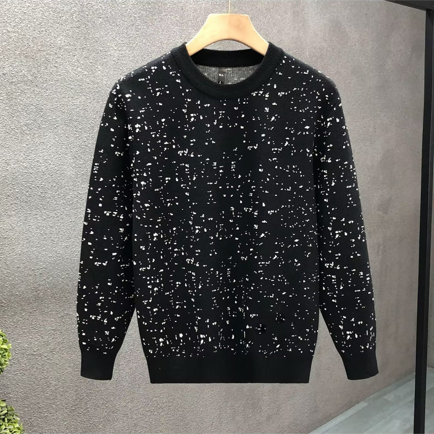 Warm Heavy Industry Hot Drilled Starry Knitted Thread Clothing
