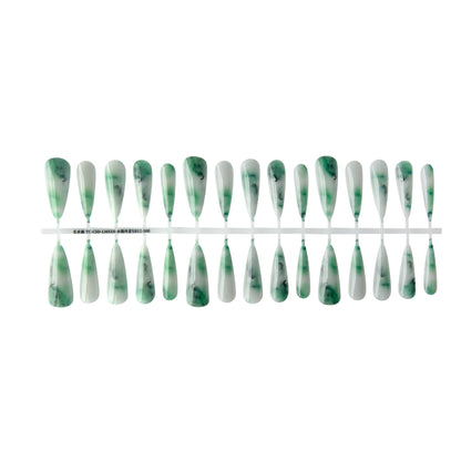 Blooming Antique Butterfly Ink Long Pointed Nail Beauty Bright Surface