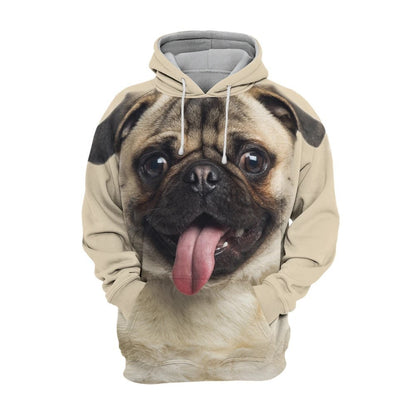 Animal Dog Print Hoodie Winter Hoodie Man's Sportswear