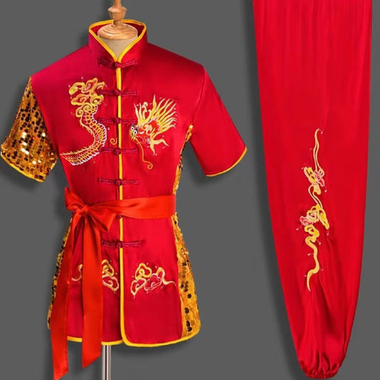 Men's Martial Arts Team Training Exercise Clothing Competition Clothing