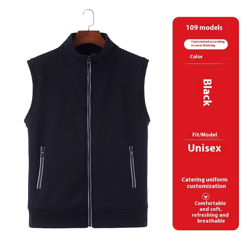 Vest Overalls Printing Net Coffee Catering Supermarket Volunteers