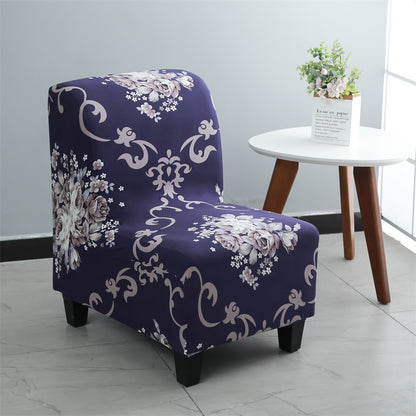 Small Single Sofa Cover Without Armrest Hotel Restaurant Fat Elastic Chair Cover